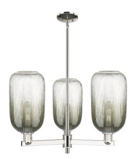 Arcadia Three Light Pendant in Polished Nickel (405|716-3CR-PN-G482-7SL)