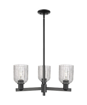 Arcadia Three Light Pendant in Matte Black (405|716-3CR-BK-G559-5CL)