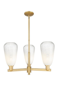 Arcadia Three Light Pendant in Brushed Brass (405|716-3CR-BB-G480-6OP)