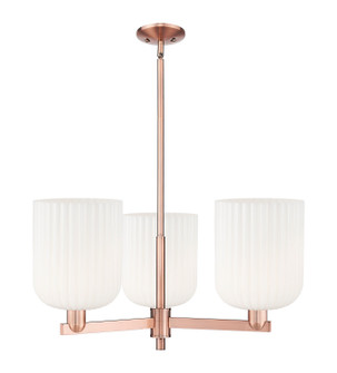 Arcadia Three Light Pendant in Antique Copper (405|716-3CR-AC-G559-8GWH)