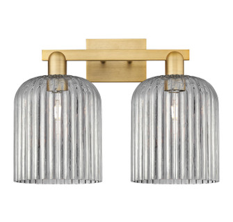 Arcadia Two Light Bath Vanity in Brushed Brass (405|716-2W-BB-G559-8SM)