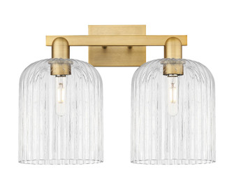 Arcadia Two Light Bath Vanity in Brushed Brass (405|716-2W-BB-G559-8CL)