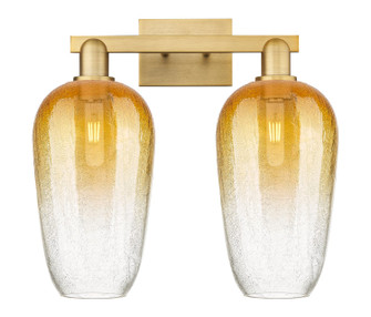 Arcadia Two Light Bath Vanity in Brushed Brass (405|716-2W-BB-G484-7AM)