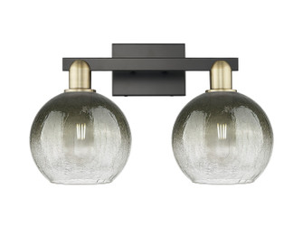 Arcadia Two Light Bath Vanity in Black Antique Brass (405|716-2W-BAB-G483-8SL)