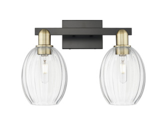 Arcadia Two Light Bath Vanity in Black Antique Brass (405|716-2W-BAB-G459-6CL)