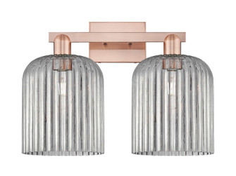 Arcadia Two Light Bath Vanity in Antique Copper (405|716-2W-AC-G559-8SM)