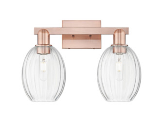 Arcadia Two Light Bath Vanity in Antique Copper (405|716-2W-AC-G459-6CL)