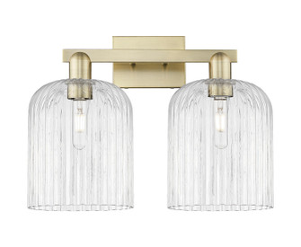 Arcadia Two Light Bath Vanity in Antique Brass (405|716-2W-AB-G559-8CL)