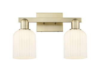 Arcadia Two Light Bath Vanity in Antique Brass (405|716-2W-AB-G559-5GWH)
