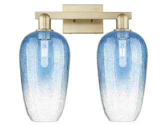 Arcadia Two Light Bath Vanity in Antique Brass (405|716-2W-AB-G484-7SB)