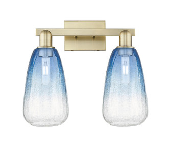 Arcadia Two Light Bath Vanity in Antique Brass (405|716-2W-AB-G480-6SB)
