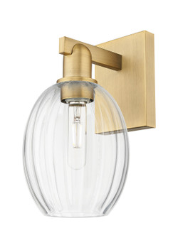 Arcadia One Light Wall Sconce in Brushed Brass (405|716-1W-BB-G459-6CL)