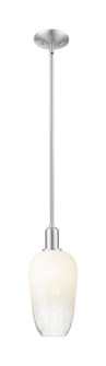 Arcadia One Light Mini Pendant in Brushed Satin Nickel (405|716-1S-SN-G484-7OP)