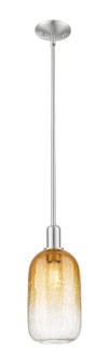 Arcadia One Light Mini Pendant in Brushed Satin Nickel (405|716-1S-SN-G482-7AM)
