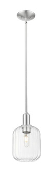 Arcadia One Light Mini Pendant in Brushed Satin Nickel (405|716-1S-SN-G460-7CL)