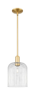 Arcadia One Light Mini Pendant in Satin Gold (405|716-1S-SG-G559-8CL)