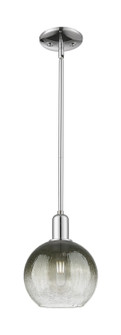 Arcadia One Light Mini Pendant in Polished Chrome (405|716-1S-PC-G483-8SL)