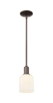 Arcadia One Light Mini Pendant in Oil Rubbed Bronze (405|716-1S-OB-G559-5GWH)
