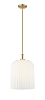 Arcadia One Light Mini Pendant in Champagne Bronze (405|716-1S-CB-G559-12GWH)