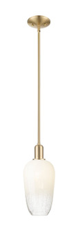 Arcadia One Light Mini Pendant in Champagne Bronze (405|716-1S-CB-G484-7OP)