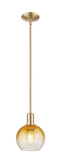 Arcadia One Light Mini Pendant in Champagne Bronze (405|716-1S-CB-G483-8AM)