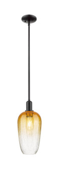 Arcadia One Light Mini Pendant in Matte Black (405|716-1S-BK-G484-7AM)