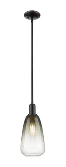 Arcadia One Light Mini Pendant in Matte Black (405|716-1S-BK-G480-6SL)