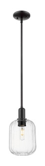 Arcadia One Light Mini Pendant in Matte Black (405|716-1S-BK-G460-7CL)