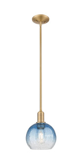 Arcadia One Light Mini Pendant in Brushed Brass (405|716-1S-BB-G483-8SB)