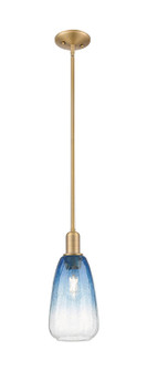 Arcadia One Light Mini Pendant in Brushed Brass (405|716-1S-BB-G480-6SB)