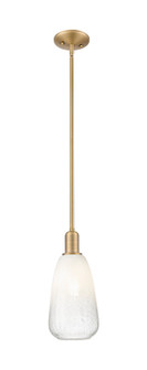 Arcadia One Light Mini Pendant in Brushed Brass (405|716-1S-BB-G480-6OP)