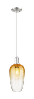 Arcadia One Light Mini Pendant in Brushed Satin Nickel (405|716-1P-SN-G484-7AM)