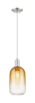 Arcadia One Light Mini Pendant in Brushed Satin Nickel (405|716-1P-SN-G482-7AM)
