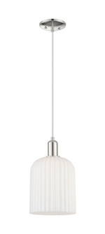 Arcadia One Light Mini Pendant in Polished Nickel (405|716-1P-PN-G559-8GWH)
