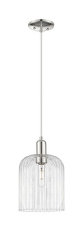 Arcadia One Light Mini Pendant in Polished Nickel (405|716-1P-PN-G559-8CL)