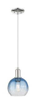 Arcadia One Light Mini Pendant in Polished Nickel (405|716-1P-PN-G483-8SB)