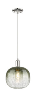 Arcadia One Light Mini Pendant in Polished Nickel (405|716-1P-PN-G481-10SL)