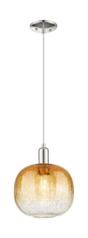 Arcadia One Light Mini Pendant in Polished Nickel (405|716-1P-PN-G481-10AM)