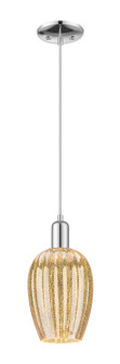 Arcadia One Light Mini Pendant in Polished Chrome (405|716-1P-PC-G457-6ME)