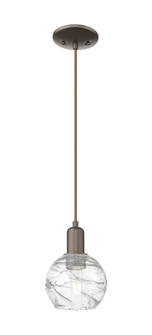 Arcadia One Light Mini Pendant in Oil Rubbed Bronze (405|716-1P-OB-G1213-6CL)