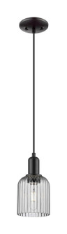 Arcadia One Light Mini Pendant in Matte Black (405|716-1P-BK-G559-5SM)