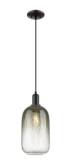 Arcadia One Light Mini Pendant in Matte Black (405|716-1P-BK-G482-7SL)