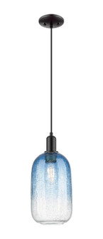 Arcadia One Light Mini Pendant in Matte Black (405|716-1P-BK-G482-7SB)