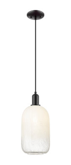 Arcadia One Light Mini Pendant in Matte Black (405|716-1P-BK-G482-7OP)