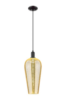 Arcadia One Light Mini Pendant in Matte Black (405|716-1P-BK-G456-8ME)