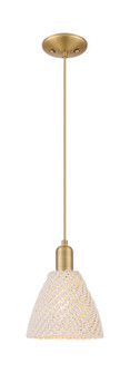 Arcadia One Light Mini Pendant in Brushed Brass (405|716-1P-BB-NBD-75-NAT)