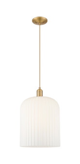 Arcadia One Light Mini Pendant in Brushed Brass (405|716-1P-BB-G559-12GWH)