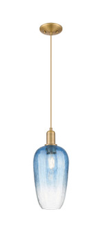 Arcadia One Light Mini Pendant in Brushed Brass (405|716-1P-BB-G484-7SB)