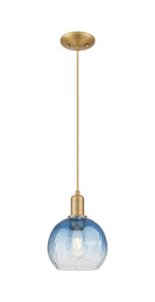 Arcadia One Light Mini Pendant in Brushed Brass (405|716-1P-BB-G483-8SB)