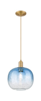 Arcadia One Light Mini Pendant in Brushed Brass (405|716-1P-BB-G481-10SB)